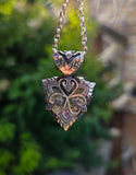 Pendentif mandala/ ametrine