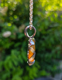 Pendentif mandala/ambre