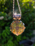 Pendentif mandala/ambre