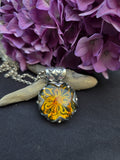 Pendentif mandala/ambre