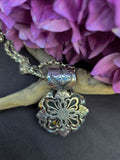Pendentif mandala/ambre