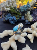 Bague larimar taille 57