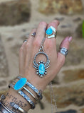 Bague larimar taille 57