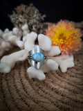 Bague larimar taille réglable