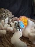 Bague larimar taille réglable
