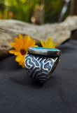 Bague turquoise hubei taille réglable