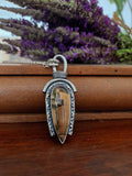 Pendentif quartz fumé