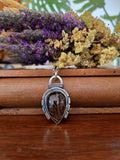 Pendentif quartz fumé a inclusion