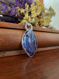 Pendentif calcedoine violette