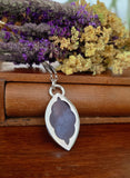 Pendentif calcedoine violette
