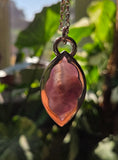 Pendentif calcedoine violette