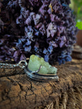 Pendentif phrenite/ arbre