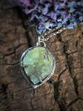 Pendentif phrenite/ arbre