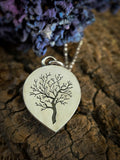 Pendentif phrenite/ arbre