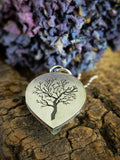 Pendentif phrenite/ arbre