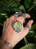 Pendentif phrenite/ arbre