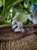 Bague quartz herkimer taille reglable