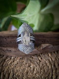 Bague quartz herkimer taille reglable
