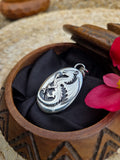 Pendentif agate de gobi/ dragon
