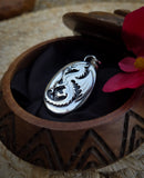 Pendentif agate de gobi/ dragon