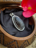 Pendentif agate de gobi/ dragon