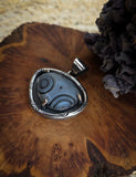 Pendentif agate de gobi