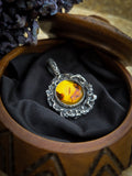 Pendentif brute/ ambre