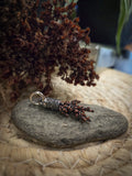 Pendentif argent et cuivre