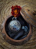 Pendentif mandala/ cyanite