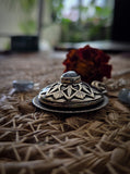 Pendentif mandala/ cyanite