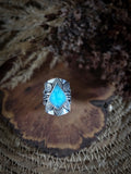 Bague hemimorphite taille réglable