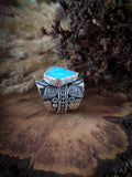 Bague hemimorphite taille réglable