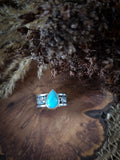 Bague hemimorphite taille 54