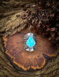 Bague hemimorphite taille réglable