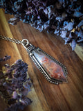 Pendentif agate candy coton