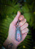 Pendentif agate candy coton