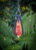 Pendentif agate candy coton