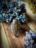 Bague bronzite taille 56