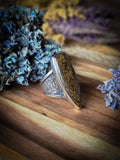 Bague bronzite taille 56