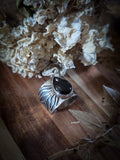 Bague hypersthene taillée réglable
