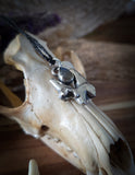 Pendentif molaire de renard / labradorite
