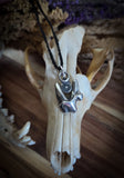 Pendentif molaire de renard / labradorite
