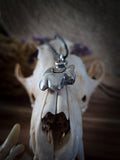 Pendentif molaire de renard / labradorite