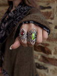 Bague peridot taille 58