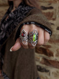 Bague peridot taille 58