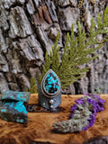 Bague turquoise taille 54