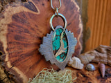 Pendentif turquoise/ baleine