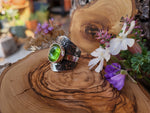 Bague peridot taille 59
