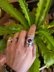 Bague amethyste taille 56